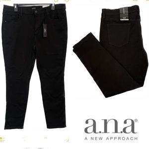 NWT A.N.A JEGGING. from J .C. Penney. SUPER STRETCH MID-RISE BLACK JEGGING,